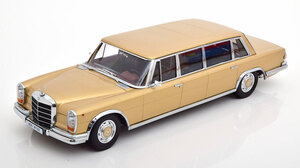 KK scale 1/18 Mercedes Benz 600 LWB W100 1963　ゴールド　ダイキャスト製　メルセデス　ベンツ