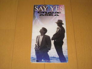 SAY YES / 告白 8cmシングルCD CHAGE＆ASKA チャゲ＆飛鳥 カラオケ付き PCDA-00217 フジテレビ系ドラマ「101回目のプロポーズ」主題歌