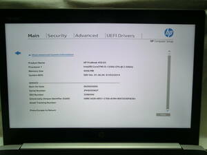 【ジャンク】HP Probook 450 G5 (動作確認済) Intel Core i5-7200U/メモリ4GB/15.6型 WXGA(1366×768)/管理番号:NPC2409-267