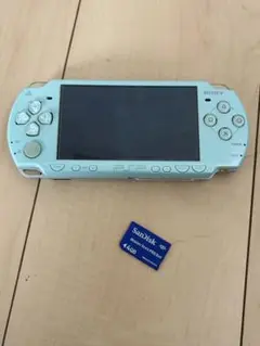 【動作確認済み】PSPプレイステーションポータブルミントグリーンPSP2000