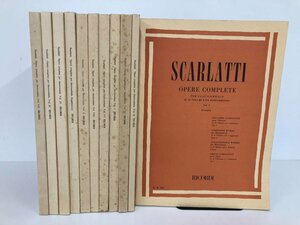 ▼1　【計11冊 楽譜 Scarlatti Opere Complete Vol.1~10、supplemento スカルラッティオペラ】198-02410