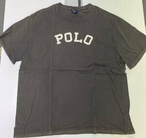 90s POLO SPORT ワッペンロゴTシャツ ポロスポーツヴィンテージ ラルフ 半袖Tシャツ 4L XL