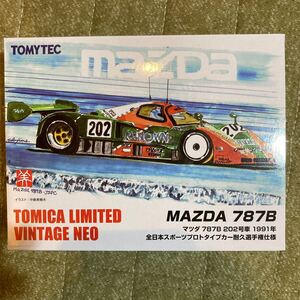 トミカリミテッドヴィンテージ　マツダ787B マツダ787B 202号車　1991年　全日本スポーツプロトタイプ耐久選手権仕様