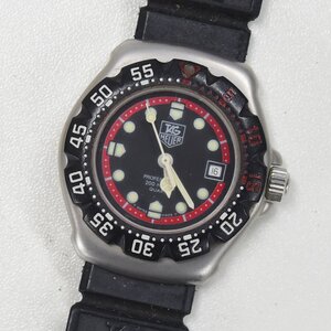 1円 可動品 腕時計 タグホイヤー TAG HEUER フォーミュラ1 374.508 クォーツ レディース ブラック 同梱不可