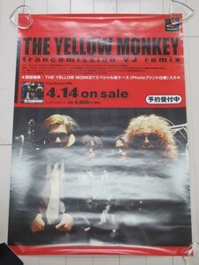 KP07/13★ 希少 THE YELLOW MONKEY イエローモンキー trancemission VJ remix PSソフト発売告知 ポスター B2 プレステ 吉井和哉 販促201224