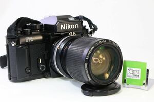 【同梱歓迎】【動作保証・点検済】良品■Nikon FA ブラック ボディ＋AI-S 35-105mm■シャッター全速・露出計完動■11715