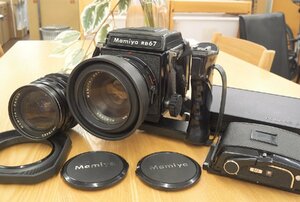 現状品 ジャンク扱い Mamiyaマミヤ RB67 6×7cm判 一眼レフカメラ セコール50mmF4.5・ セコールNB127mmF3.8 など付属品多数