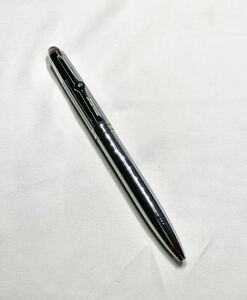 メタリック　ツイストボールペン　シルバーカラー　フォーマル　カジュアル　筆記具(471)