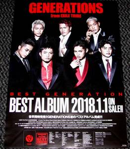 ◆GENERATIONS from EXILE TRIBE [BEST GENERATION] 告知ポスター