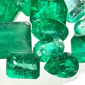 1円〜!!◆天然エメラルドおまとめ23.5ct◆f 約4.7g ルース 裸石 宝石 ジュエリー jewelry emerald ベリル w3ヤ63