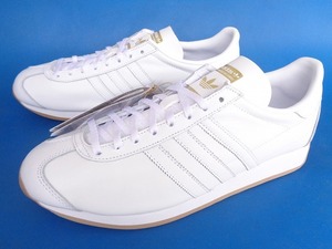 13598■新品 デッド 21年製 adidas country OG アディダス カントリー オリジナルス 白 レザー 30 cm GW6221 ガムソール ビンテージ