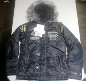 新品 Von Dutch（ボンダッチ）ツイルWJ24ＪＫＴ/レディース黒サ