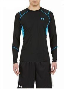 アンダーアーマー UNDER ARMOUR MFT7523 アーマーベントHG PERF フィッティドLS BLK/ERB SM 162-168cm 85-91cm クリックポスト OK