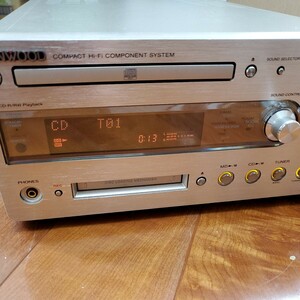 ケンウッド KENWOOD CD　MD　コンポ　R-K700 ジャンク品　CD.MD再生した。