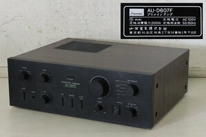 TB526サンスイ プリメインアンプ AU-D607F 音出しOK◇パワーアンプ/フィードフォワード/SANSUI/インテグレーテッド/古道具タグボート