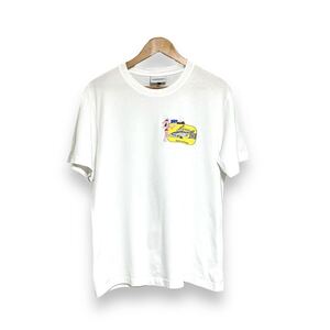 carne bollente cartie sardine tee カルネボレンテ　tシャツ 半袖 胸刺繍 L 白