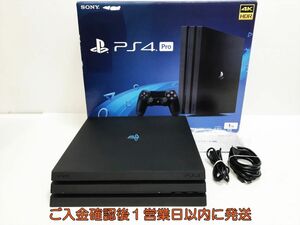 【1円】PS4 Pro 本体 セット 1TB ブラック SONY PlayStation4 CUH-7100B 未検品ジャンク プレステ4プロ FW6.72 M02-260yk/G4