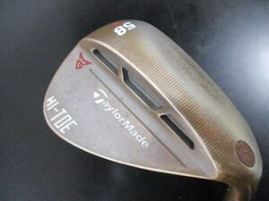 【福岡小戸・優しいウェッジ】テーラーメイド MILLED GRIND HI-TOE 58-10/N.S.PRO MODUS3 TOUR 120/S/58[1592]