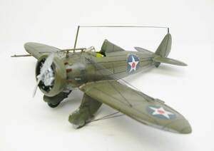 アメリカ陸軍　ボーイングP-26ピーシューター戦闘機 1/72　塗装済み完成品