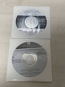 HP System Recovery DVD Windows 7 Recovery Media for Windows 7 Product HP/Compaq application and driver recovery リカバリディスク