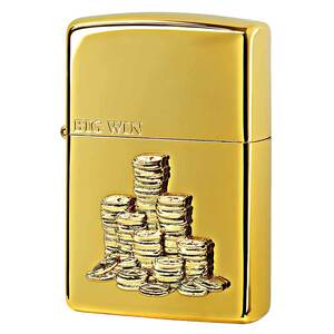 Zippo ジッポライター ビッグウィン メタル BIG WIN Metal 金ミラー 63490398