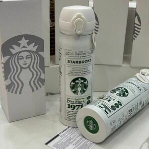 新品未使用 STARBUCKS スターバックス 水筒 魔法瓶 ステンレスボトル 500ml 保冷 保温 魔法瓶..