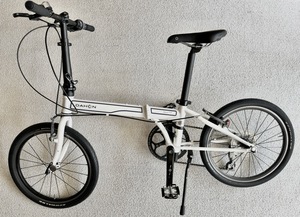 DAHON ダホン 折りたたみ自転車 SPEED P8 2013年モデル クラウドホワイト 室内保管 輪行バック付