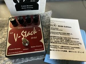 ★新品同様!カナダ製! ATD V-Stack BHM ブライアン・メイトレブル ブースター オーバードライブ Brian May valve stack simulator QUEEN