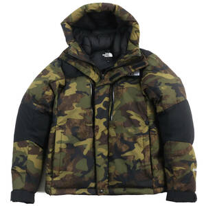 美品●THE NORTH FACE ザ・ノースフェイス ND92341 Novelty Baltro Light Jacket GORE-TEX フーデッドダウンジャケット TNFカモ L 正規品