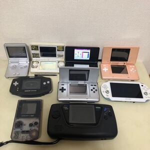 NINTENDO ゲームボーイ アドバンス ps vita DS ライトSEGA GAME GEAR ゲームボーイカラー他　本体まとめ　ジャンク品 