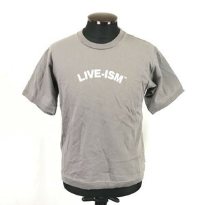 裏原/MACKDADDY/マックダディー/MDY★LIVE ISM/半袖Ｔシャツ【Mens size -S/グレー/gray】JAPAN/Tops/Shirts◆BH77