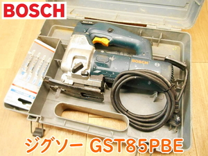 BOSCH ボッシュ ジグソー GST85PBE 100V 50/60Hz 580W 電気のこぎり 電動のこぎり 鋸 切断機 電動工具 コード式 ★動作確認済 No.2247 ②