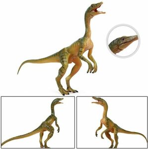 3個セット コンプソグナトゥス 美顎龍 小型 肉食 恐竜 リアル PVC フィギュア モデル 模型 おもちゃ こども キッズ プレゼント 17cm級
