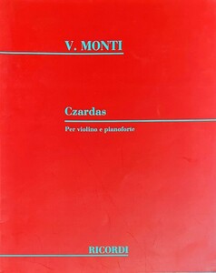 モンティ チャールダーシュ (ヴァイオリン+ピアノ)輸入楽譜 Vittorio Monti Czardas 洋書