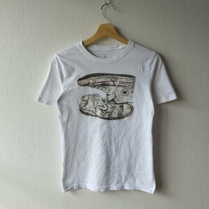 コンバース　CONVERS　半袖tシャツ　プリント　オールスター　L　ホワイト