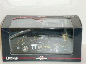 ○1/43 EBBRO LAMBORGHINI MURCIELAGO JLOC LeMans 2006 No.53 黒