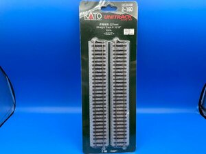 3L025　HOゲージ　KATO　カトー　UNITRACK　Code83　品番2-160 直線線路　227mm ※新品