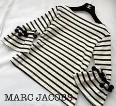 MARCJACOBS 長袖　マークジェイコブスボーダー カットソー トップス　M