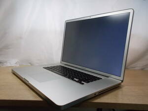 K106 MacBook Pro (17-inch, Mid 2010) A1297 Core i7 SSD/無 メモリ/8GB OS/無