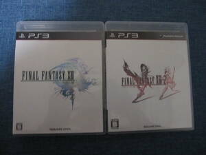 PS3版「ファイナルファンタジー13」＋「ファイナルファンタジー13-2」2本セット PlayStation３