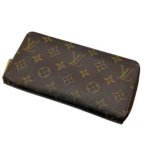 1スタ ルイヴィトン LOUIS VUITTON ジッピーウォレット M42616 モノグラム ラウンドジップ ラウンドファスナー 長財布　メンズ　レディース