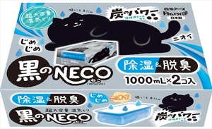 まとめ得 ドライ＆ドライＵＰ 黒のＮＥＣＯ １０００ｍＬ 白元アース 除湿剤 x [4個] /h