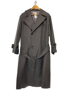 WYM◆MINIMAL WIDE TRENCH/トレンチコート/S/ポリエステル/GRY/WYco675