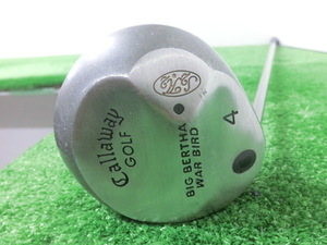 ♪Callaway キャロウェイ BIG BERTHA WAR BIRD 4W フェアウェイウッド ?°/純正 シャフト SUPER GBB UL FLEX-R レフティ G5933♪