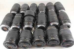 Canon キヤノン レンズ EF 80-200mm 75-300mm 100-300mm 55-200mm 70-210mm AF 望遠 ULTRASONIC ズームレンズ 17点 まとめ セット カメラ