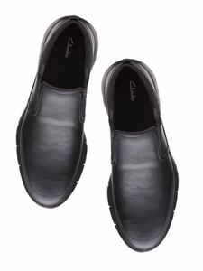 Clarks（クラークス） LT Slip / LTスリップ （ブラックレザー）