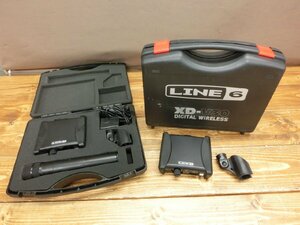 【OY-3667】一円 LINE6 XD-V30 DIGITAL WIRELESS デジタルワイヤレスマイク 欠品あり含む 2点 セット 通電のみ確認 同梱可【千円市場】