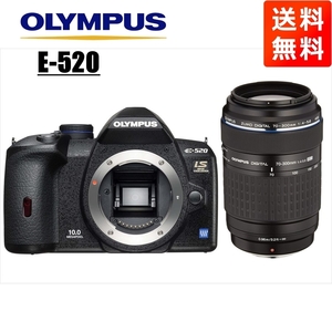 オリンパス OLYMPUS E-520 70-300mm 望遠 レンズセット デジタル一眼レフ カメラ 中古