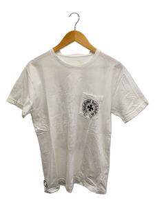 CHROME HEARTS◆Tシャツ/L/コットン/WHT/無地/2212-304-0687