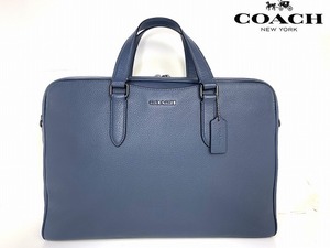 美品★送料無料★レアカラー コーチ メンズ COACH レザー グラハム ビジネスバッグ ブリーフ 